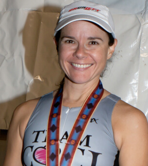 Gabrielle-Baumeyer with Reason2Race, a Triathlon winner