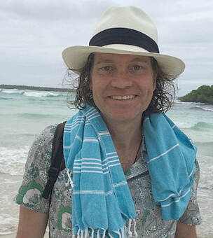 Simon-Crowe on the beach