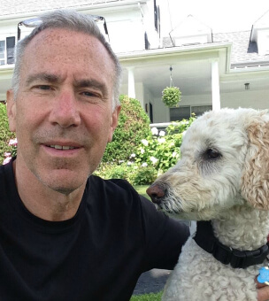 Steve-Taubman and dog